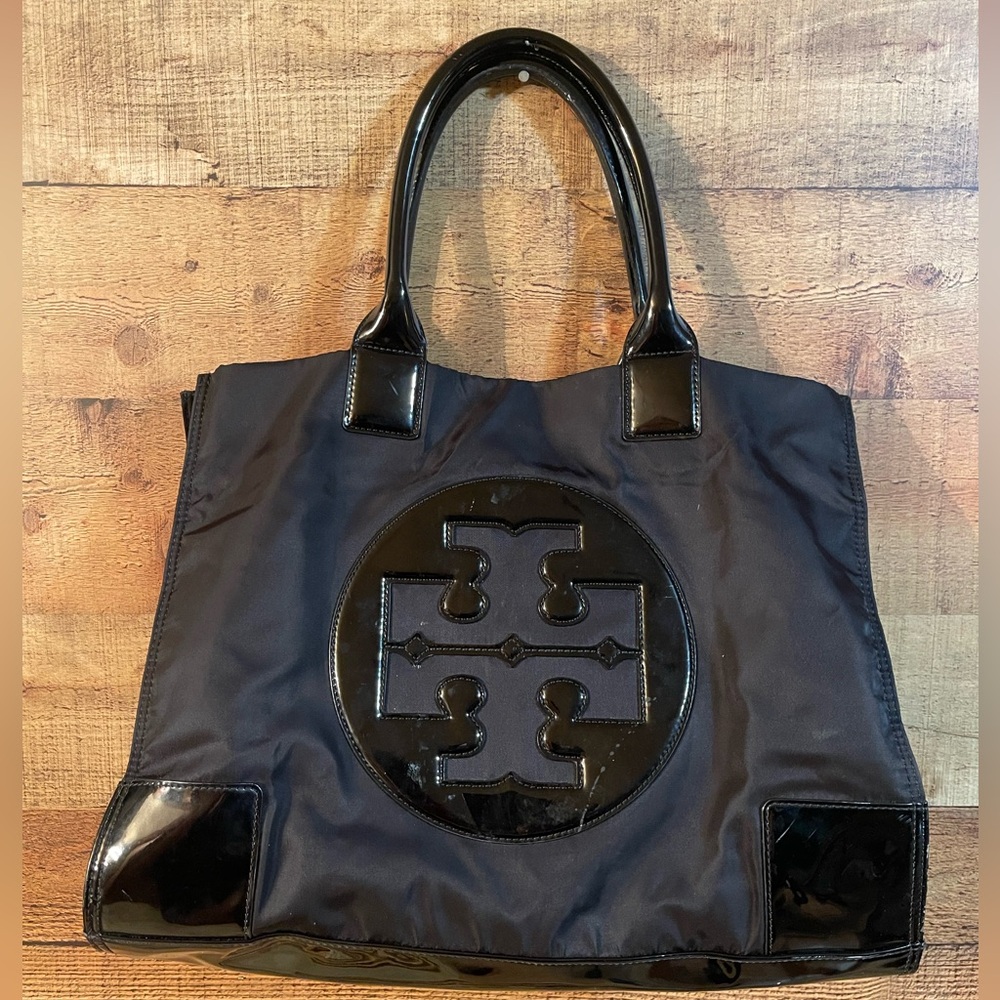 💖 TRADED💖Tory Burch Ella Patent Tote Bag - Picture 3 of 12